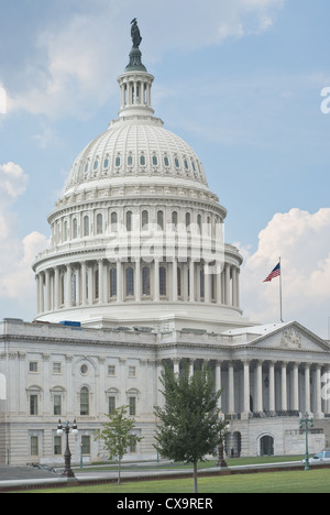 Portico est degli Stati Uniti Campidoglio di Washington Foto Stock