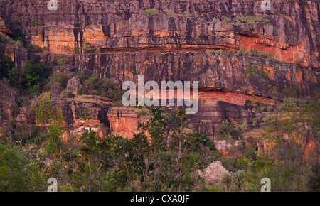 Nourlangie Rock, il Parco Nazionale Kakadu, Territorio del Nord Foto Stock