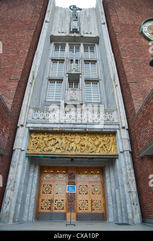 Rådhus il Municipio (1950) Sentrum centrale di Oslo Norvegia Europa