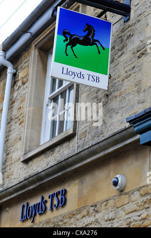 Lloyds TSB Bank in Cricklade, Wiltshire. Foto Stock