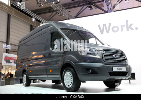 Nuova Ford Transit Van presso la International Motor Show per i veicoli commerciali Foto Stock