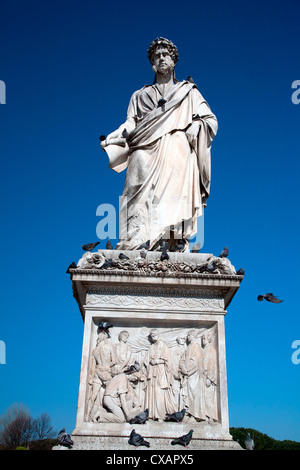 Monumento a Leopoldo II Granduca di Toscana da Paolo Emilio Demi, Livorno, Toscana, Italia, Europa Foto Stock