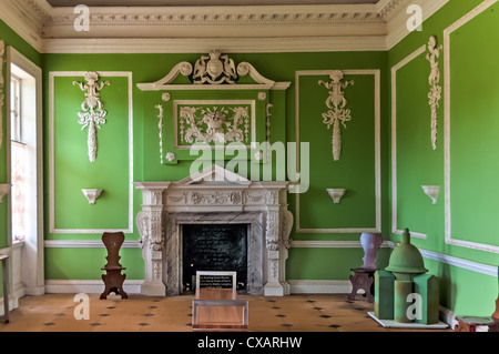 L'interno di una delle camere al Bowling Green House a strappare Park Foto Stock