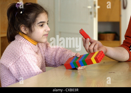 Scuola disabili Casa Minunata in Oradea, Romania Foto Stock