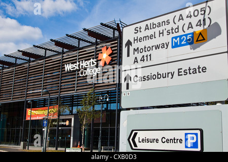 West Herts college campus Watford Foto Stock