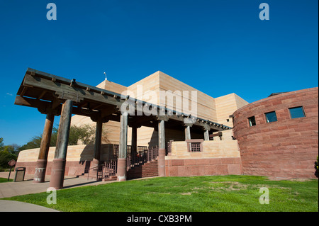 Stati Uniti d'America Indiana a Indianapolis Musei Il Museo Eiteljorg degli indiani d America e arte occidentale esterno Foto Stock