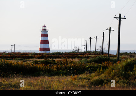 Luce occidentale, Gateway per la Baia di Fundy, Brier Island, Nova Scotia Foto Stock