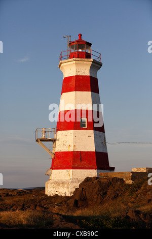 Luce occidentale, Gateway per la Baia di Fundy, Brier Island, Nova Scotia Foto Stock