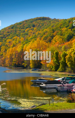 Lago Candlewood, Connecticut, New England, Stati Uniti d'America, America del Nord Foto Stock