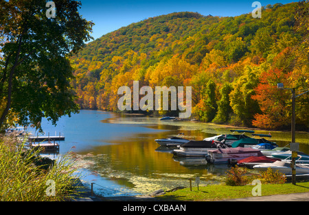 Lago Candlewood, Connecticut, New England, Stati Uniti d'America, America del Nord Foto Stock