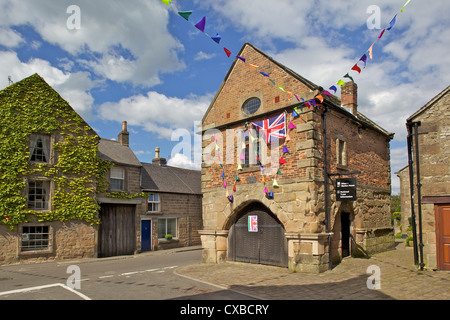 Casa mercato, Winster, Derbyshire, England, Regno Unito, Europa Foto Stock