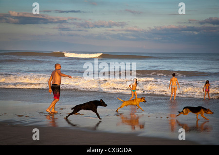 Spiaggia, Mar de las Pampas, Argentina. Foto Stock