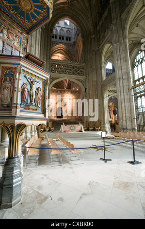 La Cattedrale di Canterbury, nel Kent, England, Regno Unito Foto Stock