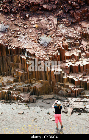 Valle dell'organo a canne, Damaraland, Regione di Kunene, Namibia, Africa Foto Stock