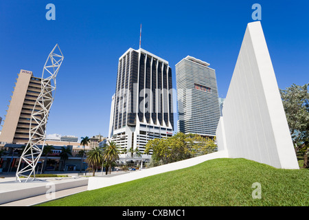 Memoriale di Challenger in Bayfront Park, Miami, Florida, Stati Uniti d'America, America del Nord Foto Stock