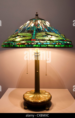 Lampada Tiffany, il Charles Hosmer Morse Museum, Winter Park, Florida, Stati Uniti d'America, America del Nord Foto Stock