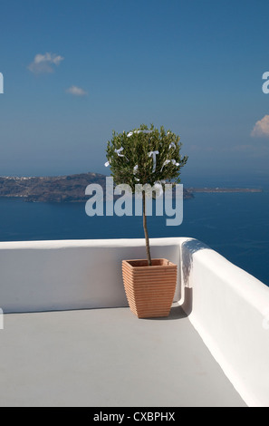 Imerovigli, Santorini, Grecia Foto Stock