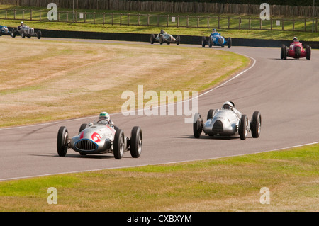 Mercedes e Auto Union Freccia d'argento auto di Formula Uno Foto Stock