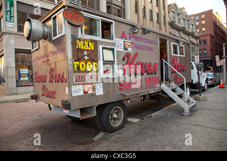 Haven Fratelli Diner a Providence Rhode Island Foto Stock