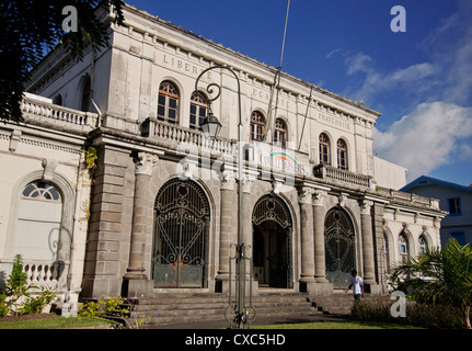 Ex Courthouse building, Fort-de-France, Martinica, Piccole Antille, West Indies, dei Caraibi e America centrale Foto Stock