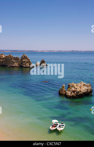 Praia Dona Ana, Lagos, Algarve, Portogallo, Europa Foto Stock