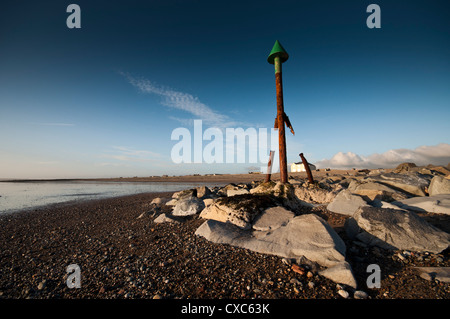 Dinas Dinlle vicino a Caernarfon in Galles del Nord Foto Stock