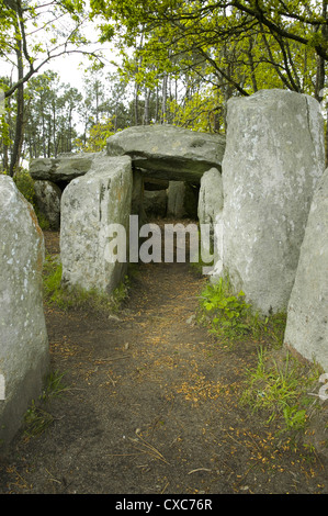 Dolmen de Crucrno portale di una tomba a camera unica tomba megalitica Foto Stock