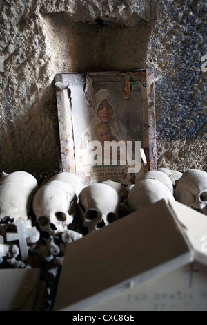 Le Fontanelle cimitero della Sanita trimestre, Napoli, Campania, Italia, Europa Foto Stock