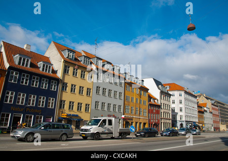 Torvegade street quartiere Christianshavn Copenhagen DANIMARCA Europa Foto Stock