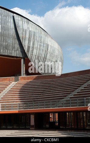 Auditorium Parco della Musica, progettato dall'architetto Renzo Piano. Roma, Italia, Europa Foto Stock