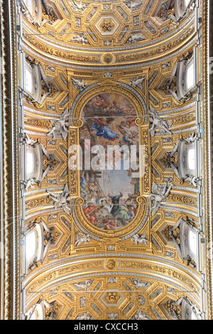 Italia, Roma, Piazza della Chiesa Nuova, Santa Maria in Vallicella, all'interno, interno Foto Stock