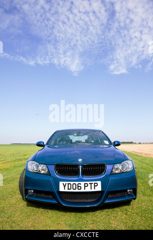 LeMans blu, BMW 330i M Sport. Foto Stock