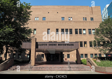 Southwark Crown Court entrata principale, 1 Motivi Inglese Londra Foto Stock