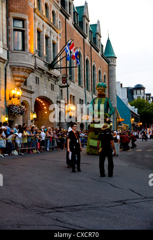 Nuovo France Festival parade, Québec, Canada Foto Stock