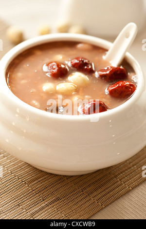 Cibo cinese,otto porridge ingrediente Foto Stock