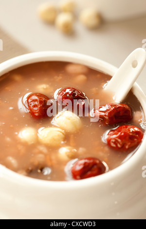 Cibo cinese,otto porridge ingrediente Foto Stock