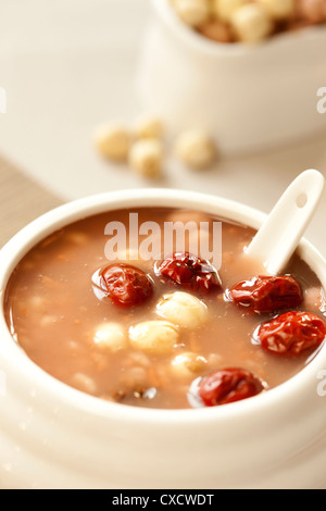 Cibo cinese,otto porridge ingrediente Foto Stock