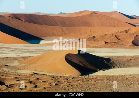 Vista aerea, Namib Naukluft Park, Namib Desert, Namibia, Africa Foto Stock