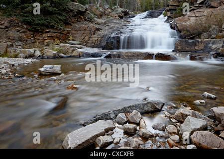 Provo Falls, Wasatch-Cache National Forest, Utah, Stati Uniti d'America, America del Nord Foto Stock