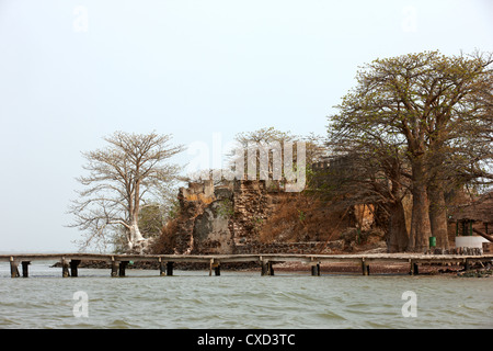 James Island (Kunta Kinteh Island), il Gambia, Africa occidentale Foto Stock