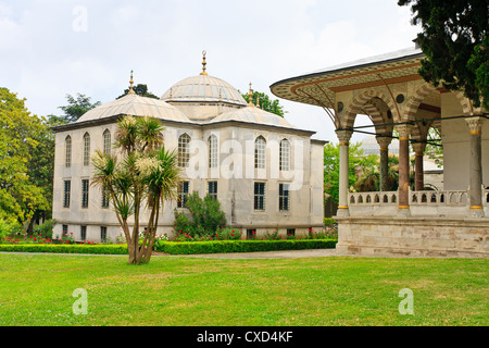 Istanbul Topkapi Palace - Biblioteca del sultano Enderûn (Biblioteca) e parti del pubblico Camera (Arz Odası) Foto Stock