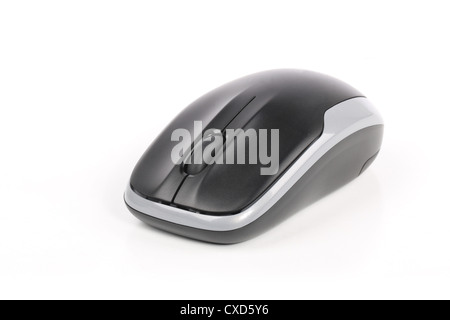 Nero mouse wireless Foto Stock