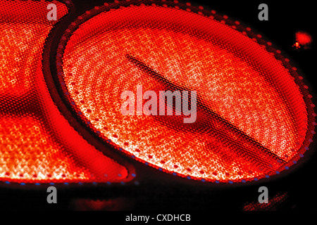 Caldo rosso ceramica Foto Stock