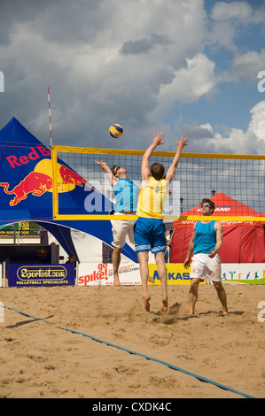 Skegness Beach volleyball tournament Foto Stock