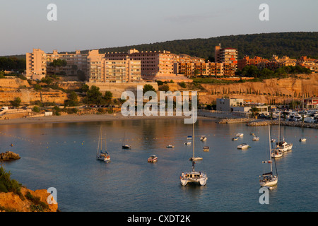 Port Adriano 'Puerto Adriano' El Toro beach, Maiorca isole Baleari, Spagna Foto Stock