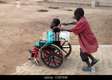 In Uganda, home per mentalmente e fisicamente i bambini disabili a Kitgum Foto Stock