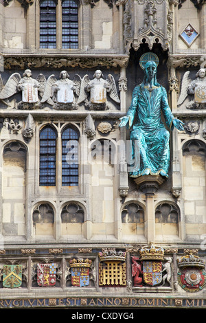 Dettaglio di Christchurch Gate, Canterbury, nel Kent, England, Regno Unito, Europa Foto Stock