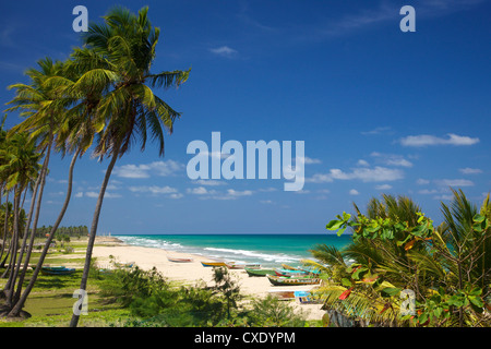 Nilaveli Beach e l'Oceano Indiano, Trincomalee, Sri Lanka, Asia Foto Stock