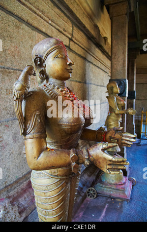 Sri Chamundeswari tempio Chamundi Hill, Mysore, Karnataka, India, Asia Foto Stock