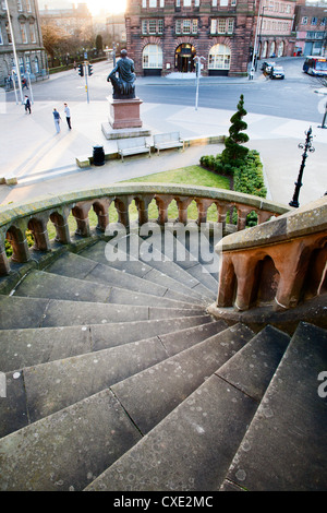 Architettura in dettaglio la McManus Art Gallery and Museum, Scozia Foto Stock